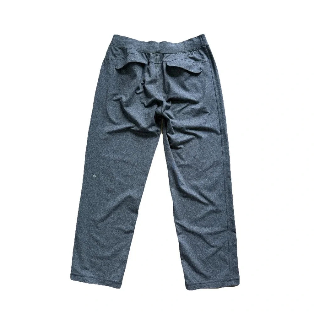 LULULEMON Kung Fu Pants Gray Stretchy Athletic Straight Leg Sweatpants XL Tall
